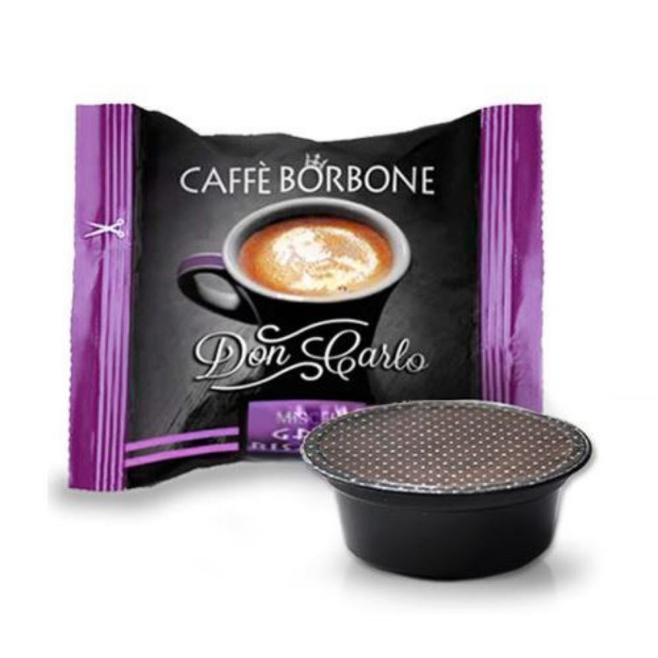 Bild von 100 Kapseln Don Carlo Kaffee Borbone GRAN RISERVA (kompatibel mit Lavazza nach meiner ArtLavazza A Modo Mio) Bild von 100 Kapseln Don Carlo Kaffee Borbone GRAN RISERVA (kompatibel mit Lavazza nach meiner ArtLavazza A Modo Mio)