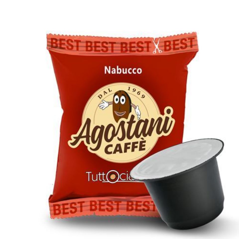 Bild von 100  Kaffeekapseln  Agostani Best Nabucco kompatibel mit Nespresso