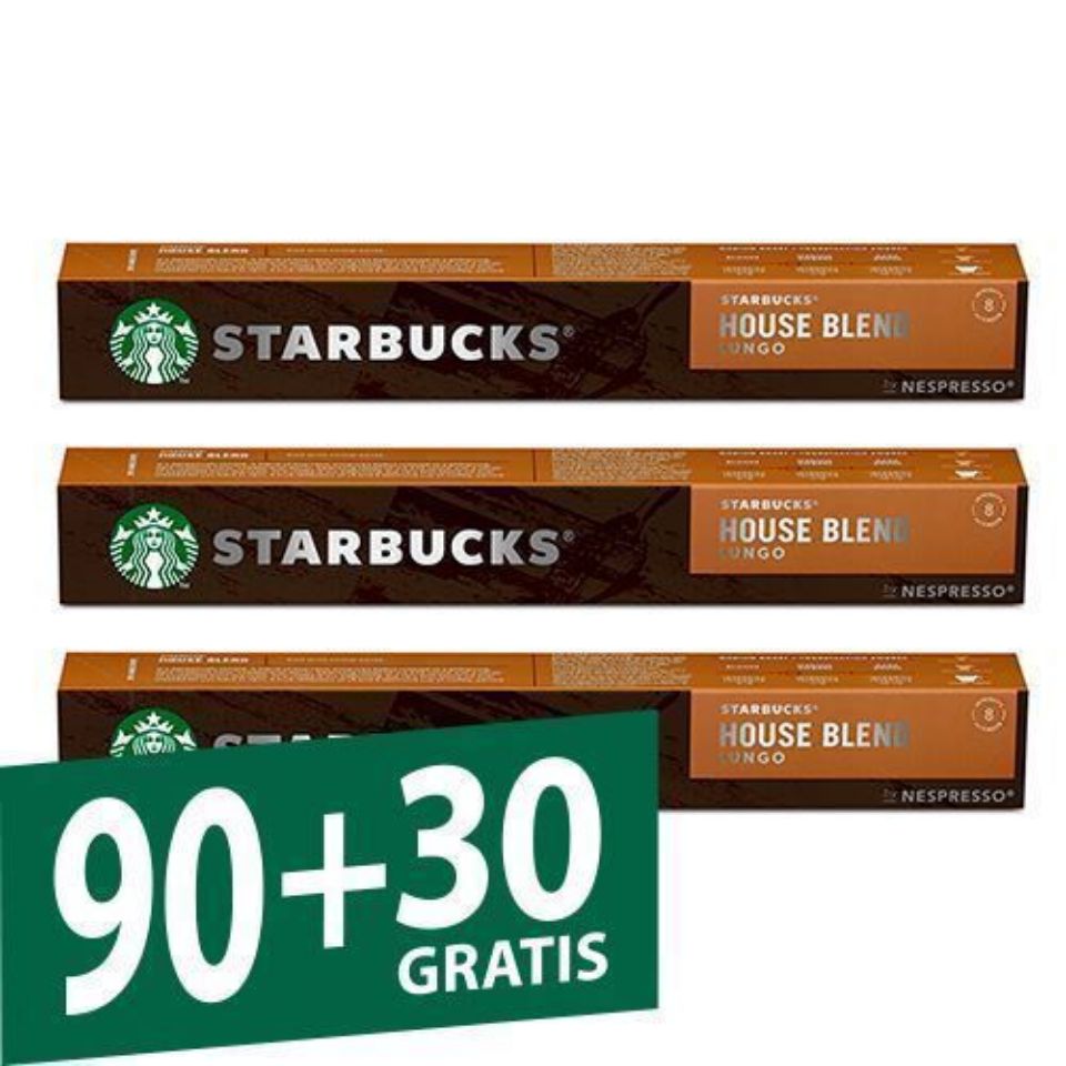 Bild von 120 STARBUCKS Kapseln House Blend von Nespresso Kapseln für Kaffee Lungo