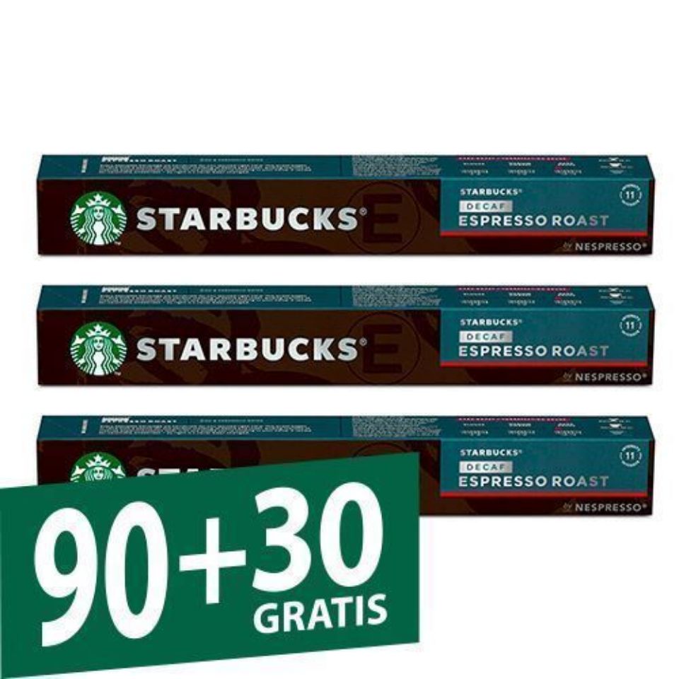 Bild von 120 STARBUCKS Kapseln Decaf Espresso-Roast von Nespresso, koffeinfreier Kaffee