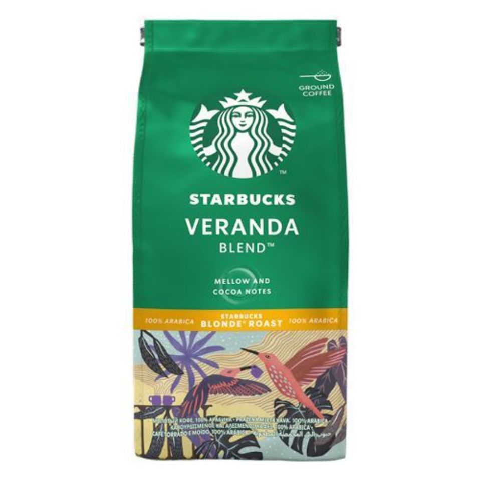 Bild von 2 kg gemahlener Kaffee Starbucks<sup>&reg; </sup> Veranda Blend, 10 Packungen mit je 200 g
