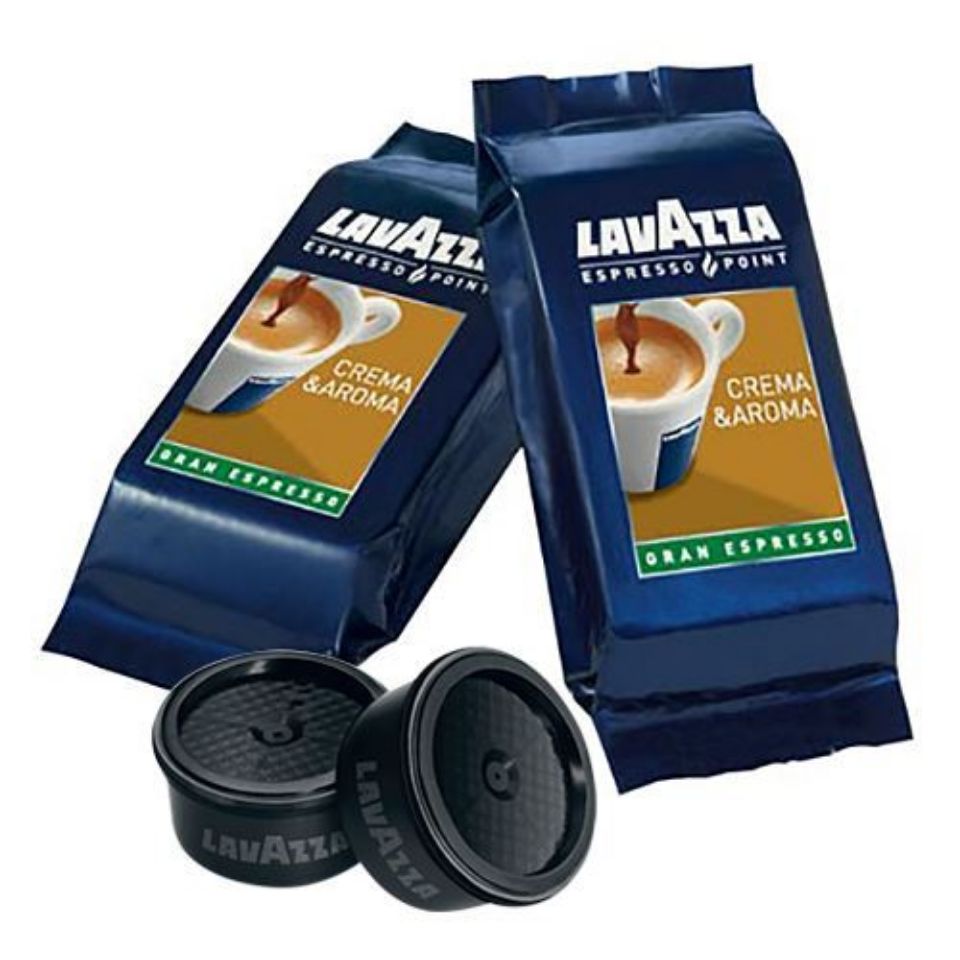 Bild von 100 Kapseln von Lavazza Espresso Point Crema und Aroma Gran Espresso Lungo