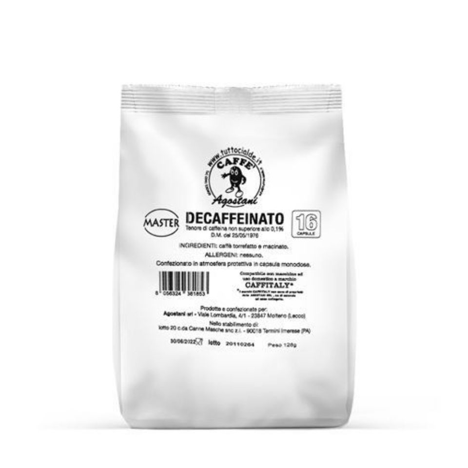 Bild von 48 Kapseln caffè Agostani Decaffeinato kompatibel Caffitaly