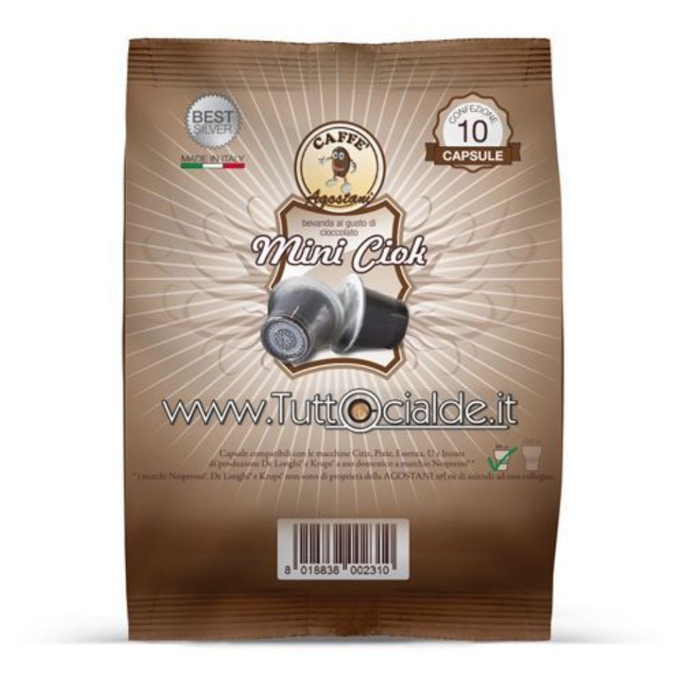 Bild von SONDERANGEBOT: 180 Kaffeekapseln  Agostani BEST Miniciok kompatibel mit Nespresso kostenloser Versandbel Nespresso kostenlos Spedition