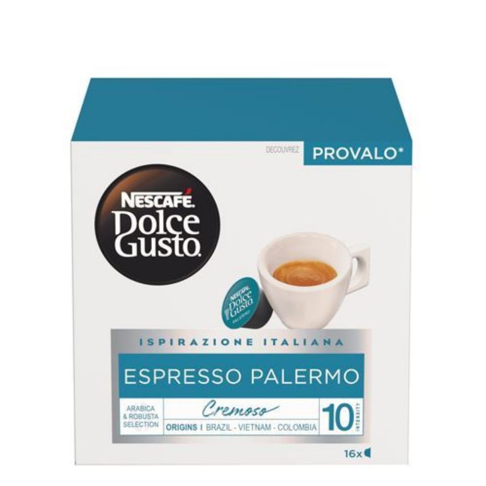 Bild von 96 Kapseln Espresso PALERMO Nescafé Dolce Gusto Ispirazione Italianaion