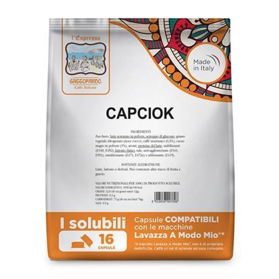 16 capsule CAPCIOK  Compatibili Lavazza A Modo Mio