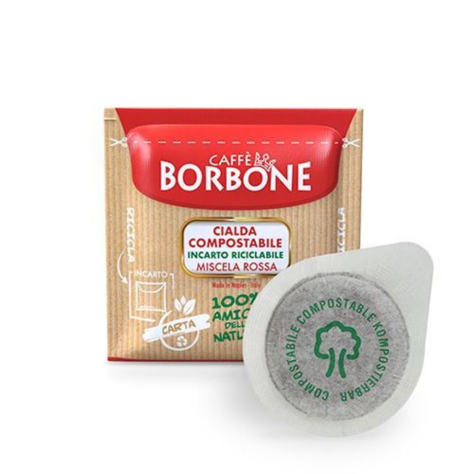 Bild von Kaffeepads caffè Borbone Mischung ROT 44 mm ESE (Verpackung von 150 Stck)