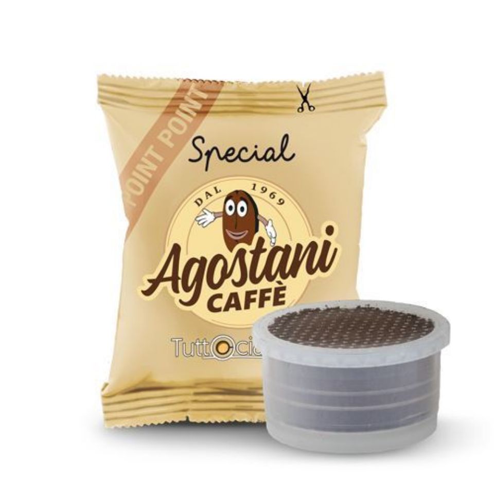 Bild von 50 Kaffeekapseln Agostani SPECIAL Einzeldosis kompatibel mit Kaffeemaschine LAVAZZA Point