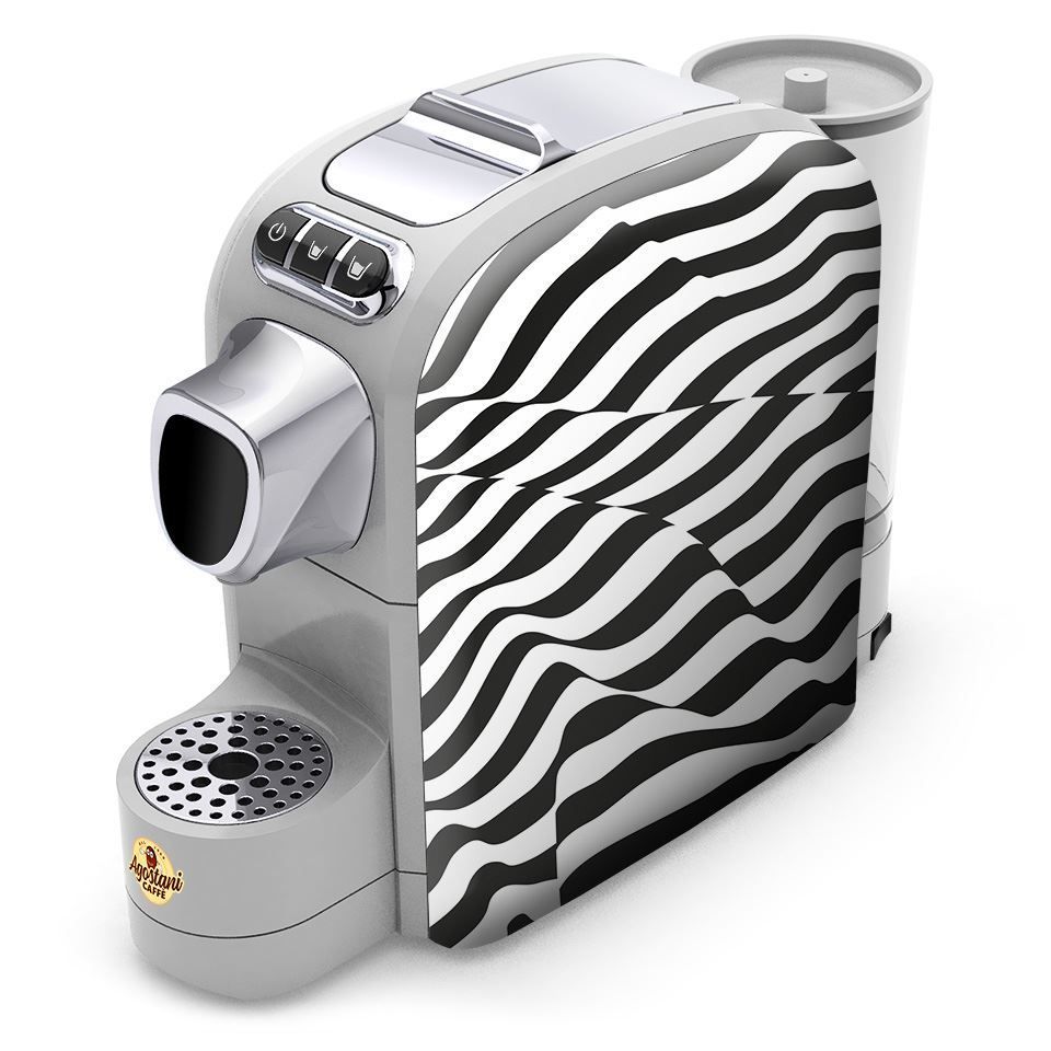 Bild von Agostani Small Cup Weiß Schwarz Kaffeemaschine Bild von Agostani Small Cup Weiß Schwarz Kaffeemaschine