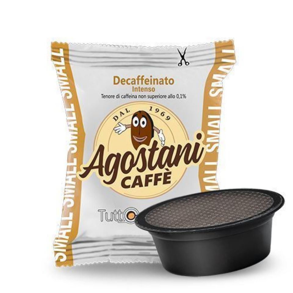 Bild von 100 Kaffeekapseln Agostani SMALL Decaffeinato Intenso-Intensiv entkoffeiniert alternative Lavazza A Modo Mio