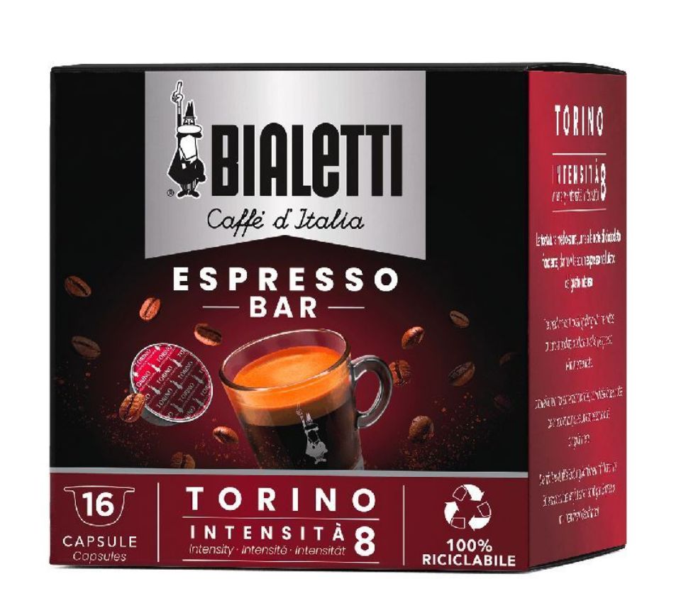 Bild von 128 Alu-Kapseln Bialetti TORINO – I Caffè d’Italia