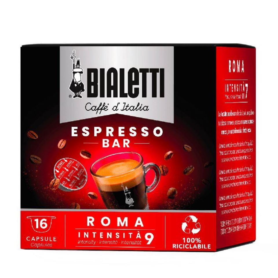 Bild von 128 Alu-Kapseln Bialetti ROMA – I caffè d’Italia