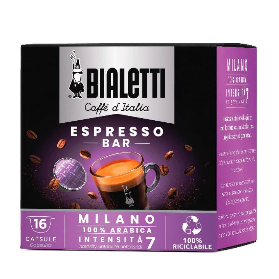 Bild von 128 Alu-Kapseln Bialetti MILANO – I caffè d’Italia