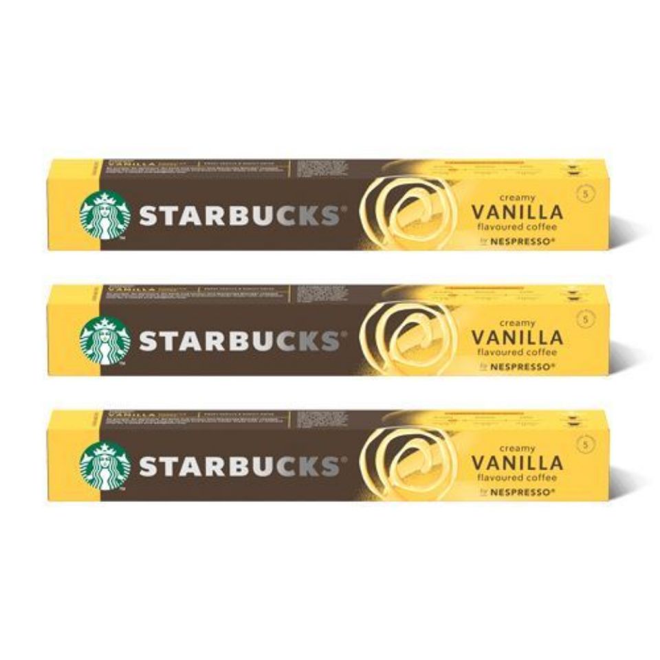 Bild von 120 STARBUCKS Kapseln Creamy Vanilla von Nespresso für Kaffee Espresso