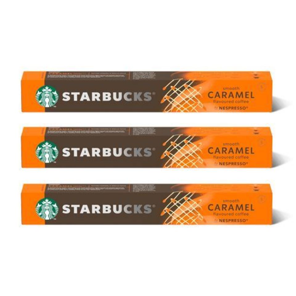 Bild von 120 STARBUCKS Kapseln Smooth Caramel von Nespresso für Kaffee Espresso