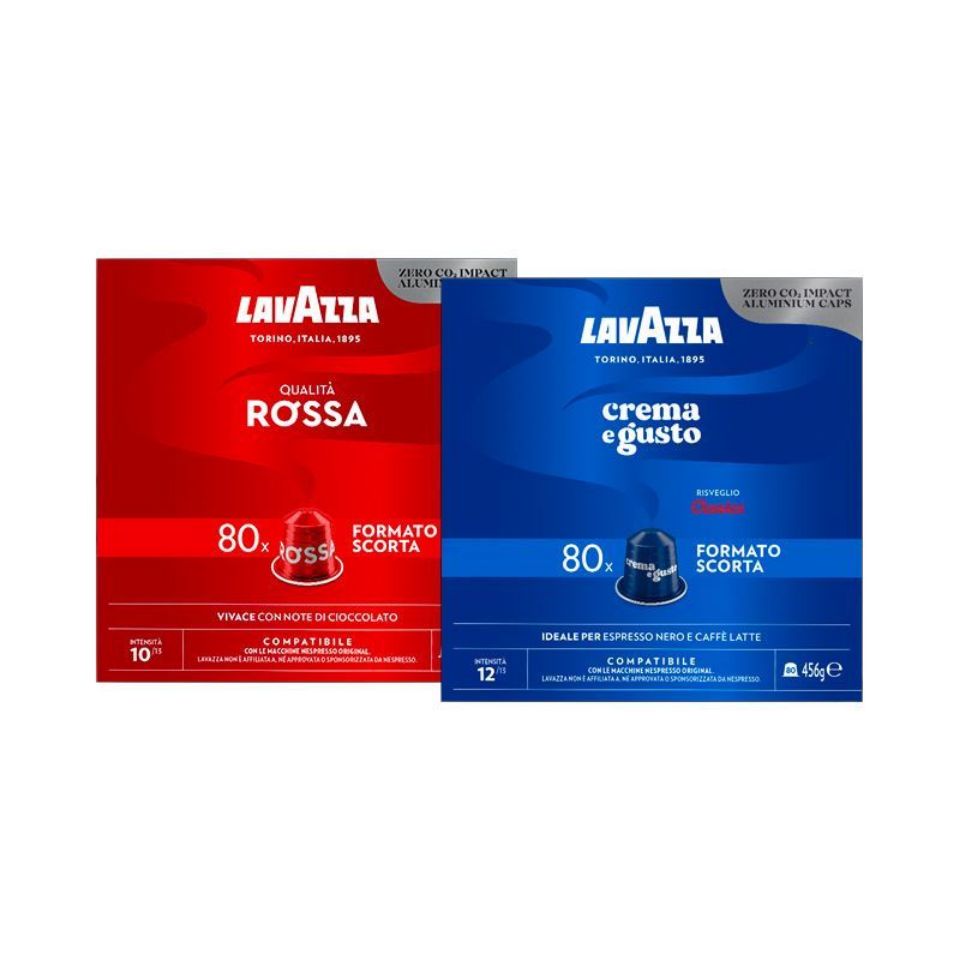 Bild von Angebot: 160 Alu-Kapseln Caffè MIX Lavazza kompatibel Nespresso mit kostenlosem Versand