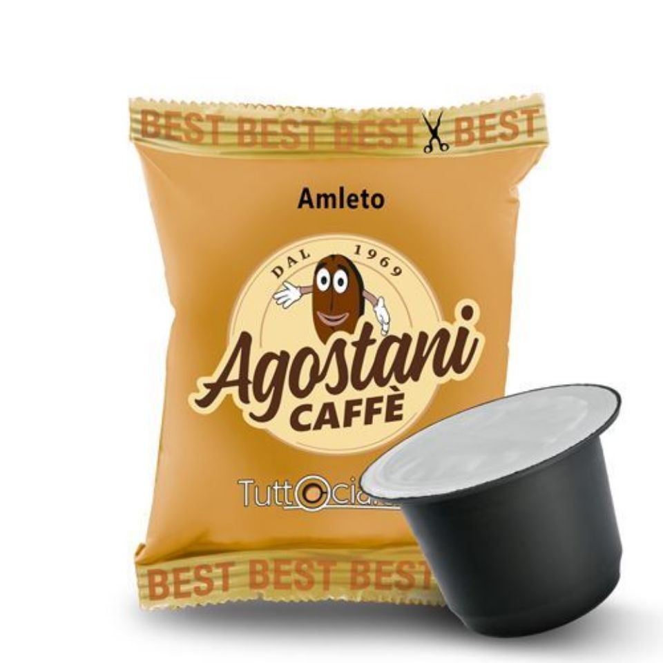 Bild von Angebot: 500 Agostani Kaffee kapseln Best Amleto kompatibel Nespresso mit Versand kostenlos