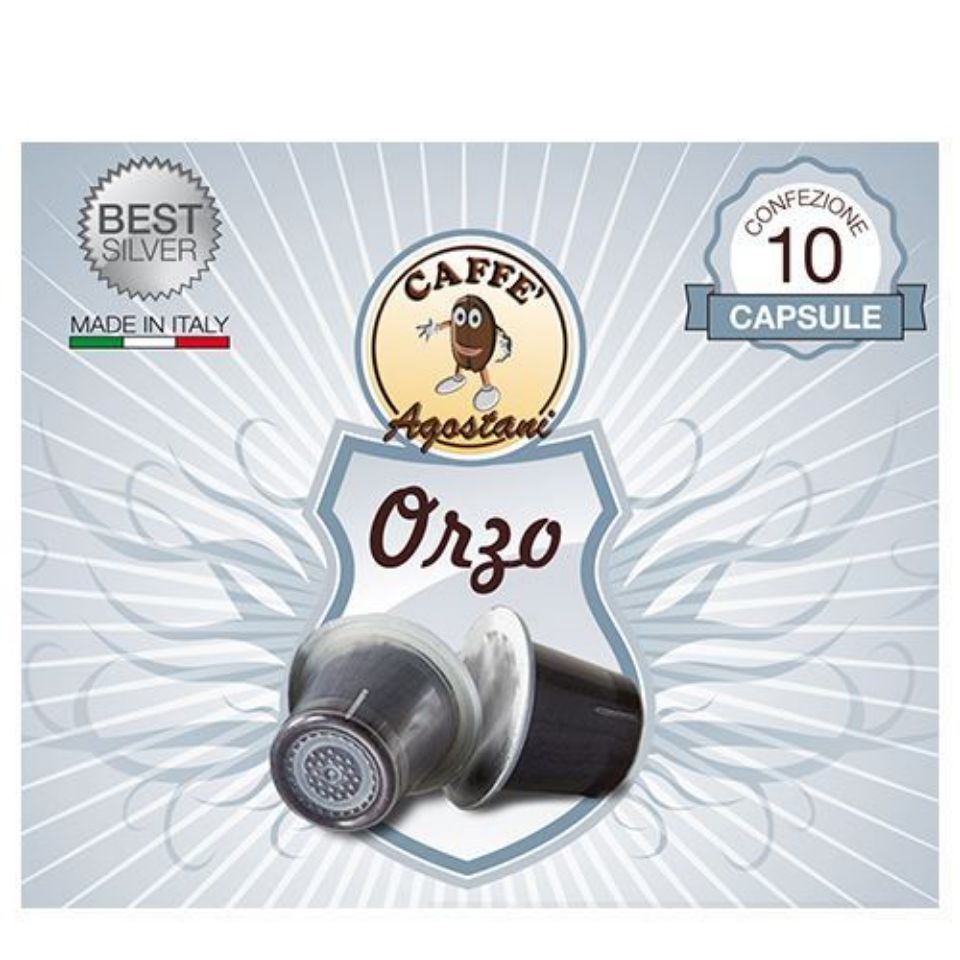 Bild von 10 Kapseln Gerstekaffee Agostani Best Silver kompatibel mit Nespresso