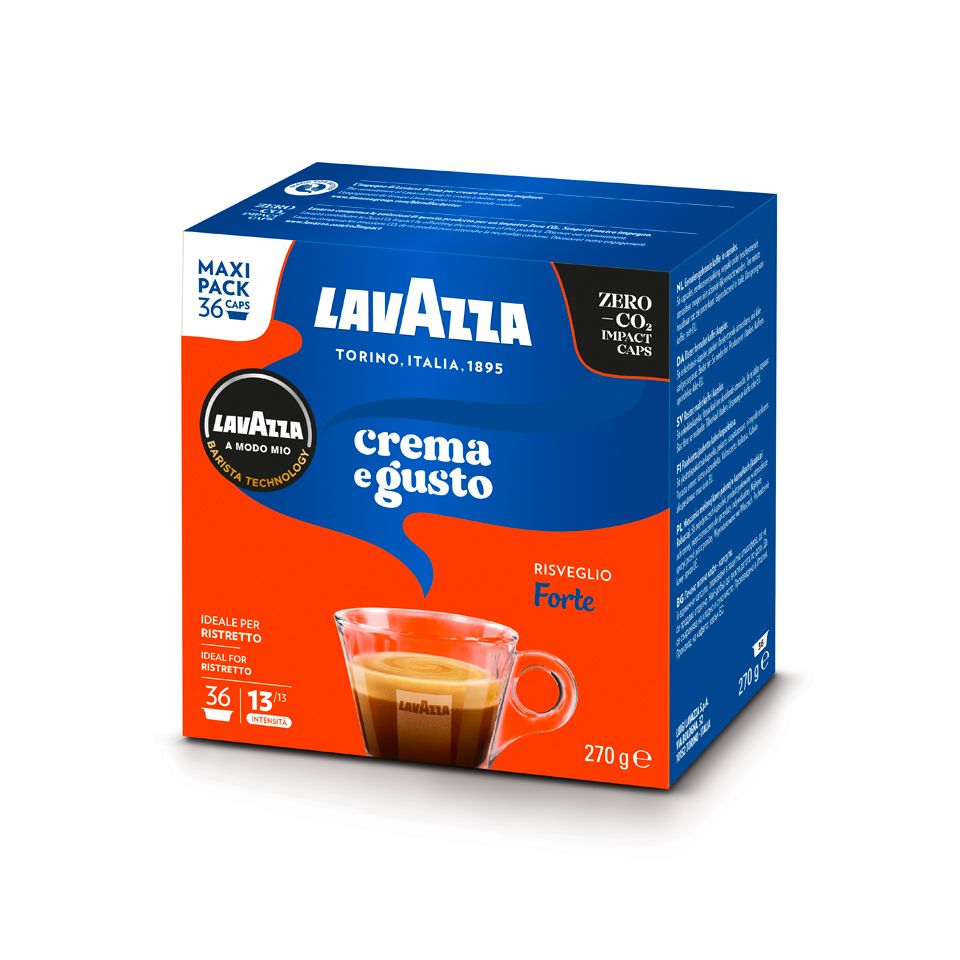 Bild von Kapseln Kaffee Lavazza A Modo Mio Crema e Gusto FORTE