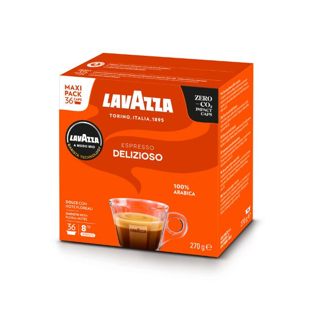 Zeige Details für Angebot: Kapseln A Modo Mio Lavazza Delizioso mit Versand kostenlos Bild von Angebot: Kapseln A Modo Mio Lavazza Delizioso mit Versand kostenlos