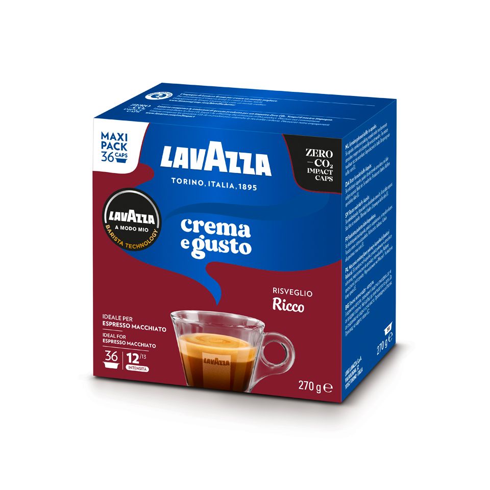 Bild von Kapseln Kaffee Lavazza A Modo Mio Crema e Gusto RICCO