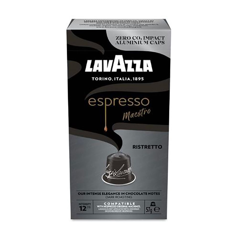Bild von 100 Alu-Kaffeekapseln Lavazza Espresso Maestro Ristretto Nespresso kompatibel