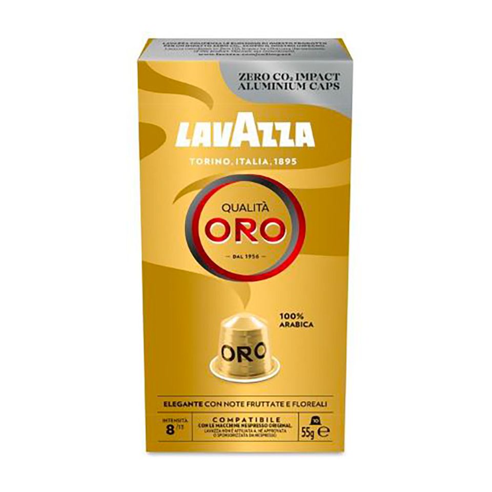 Bild von 100 Alu-Kapseln Kaffee Lavazza Qualitaet Oro kompatibel mit Nespresso