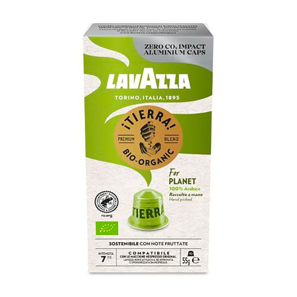 Bild von 100  Alu-Kapseln Kaffee Lavazza Tierra for Planet kompatibel mit Nespresso