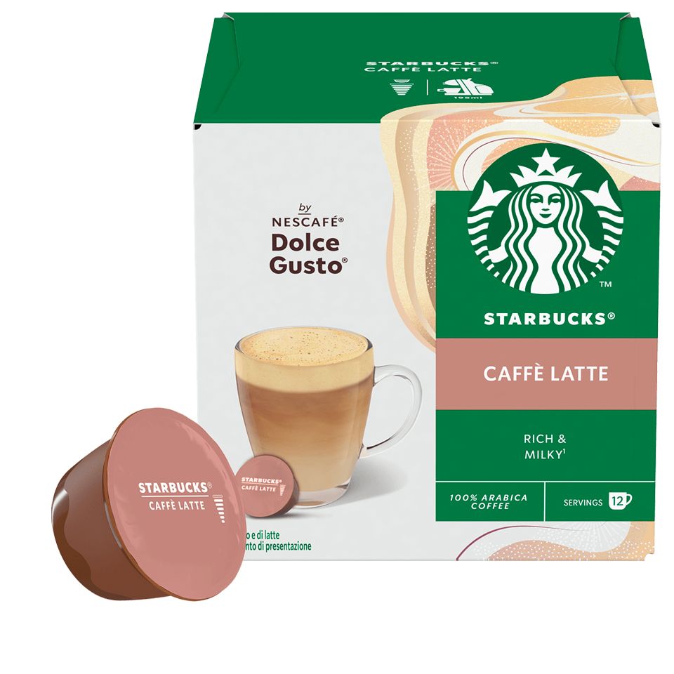 Bild von 108 Kapseln STARBUCKS<sup>&reg; </sup> Caffè Latte von Nescafé<sup>&reg; </sup> Dolce Gusto<sup>&reg; </sup>