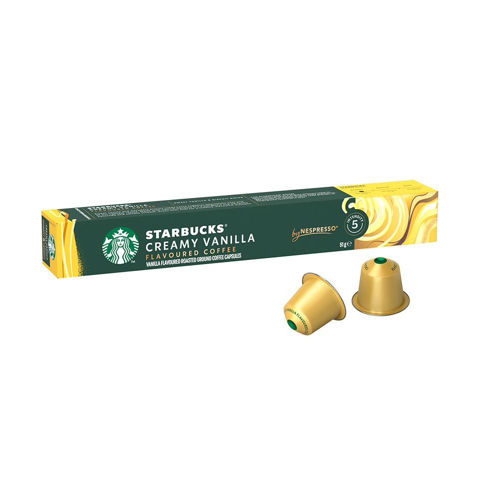 Bild von 120 STARBUCKS Kapseln Creamy Vanilla von Nespresso für Kaffee Espresso