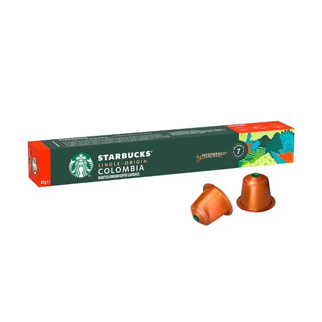 Zeige Details für 10 STARBUCKS Kapseln Single-Origin Colombia von Nespresso für Kaffee Espresso Bild von 10 STARBUCKS Kapseln Single-Origin Colombia von Nespresso für Kaffee Espresso