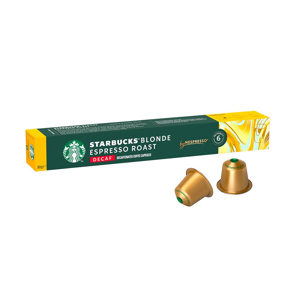 Bild von 120 STARBUCKS Kapseln Decaf Blonde Espresso-Roast von Nespresso, koffeinfreier Kaffee