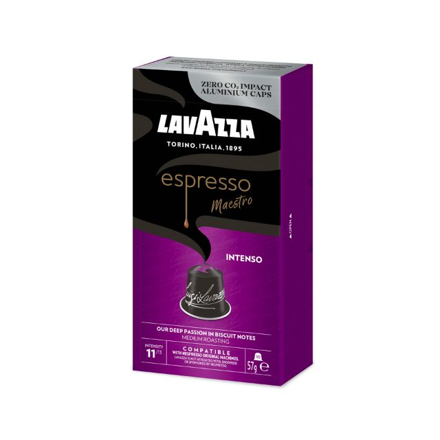 Bild von 100 Alu-Kaffeekapseln Lavazza Espresso Maestro Intenso Nespresso kompatibel