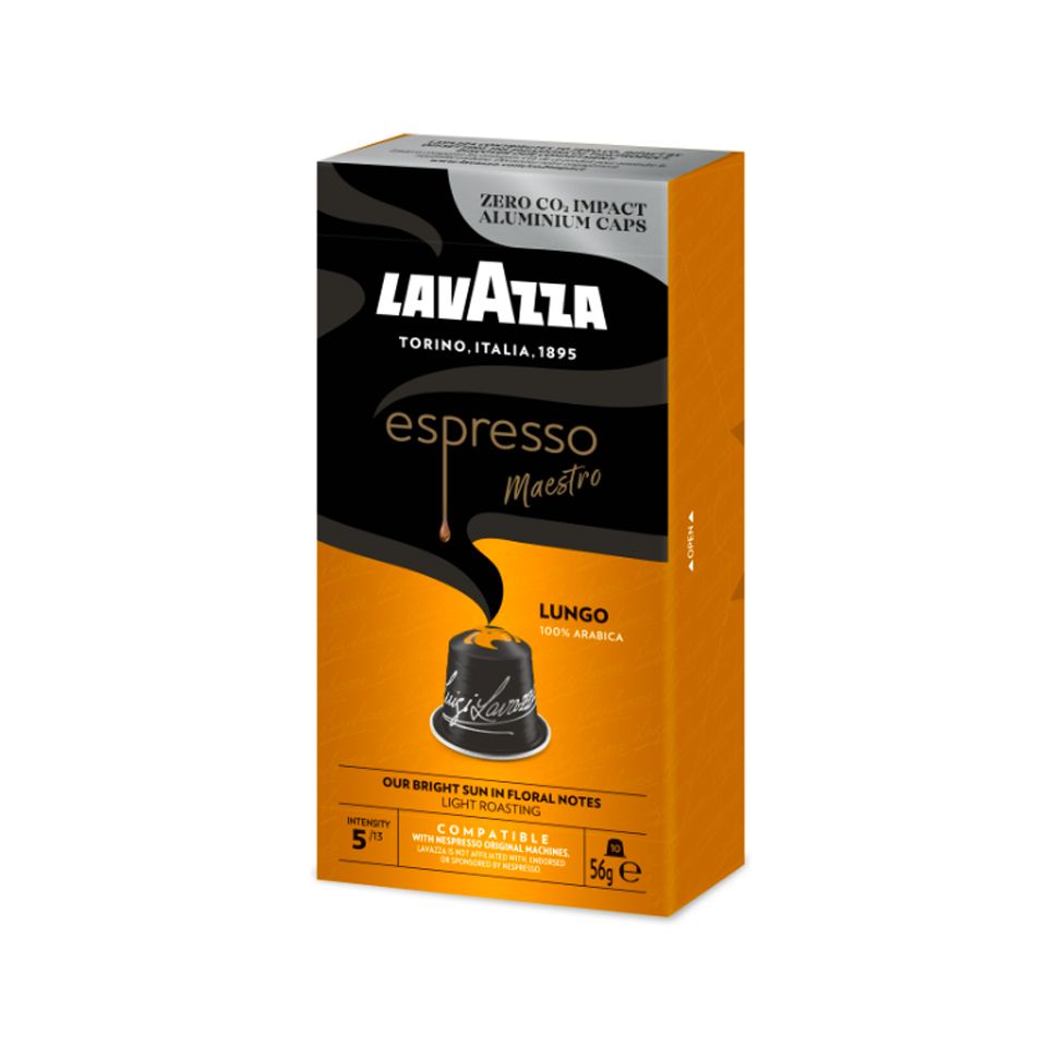 Bild von 100 Alu-Kaffeekapseln Lavazza Espresso Maestro Lungo Nespresso kompatibel