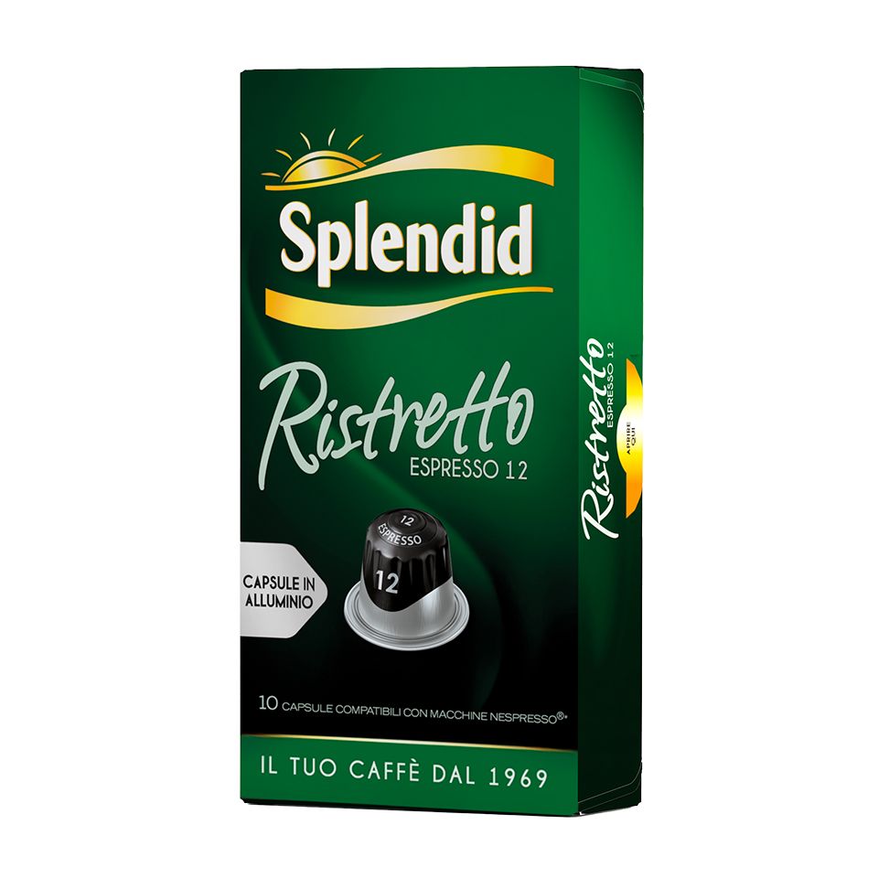 Bild von 200 Nespresso-kompatible Splendid Ristretto Aluminiumkapseln