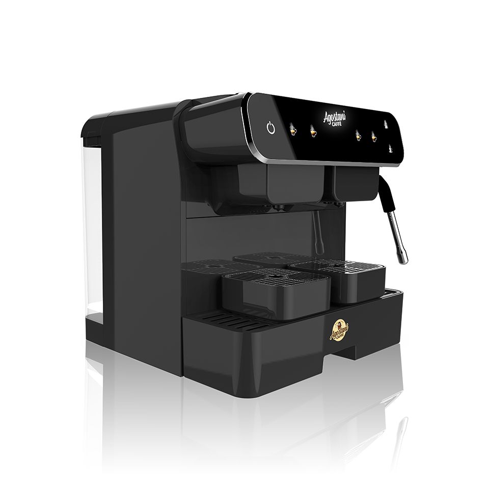 Bild von Agostani Small Cup Twin Kaffeemaschine mit 2 Brühgruppen und Dampfdüse