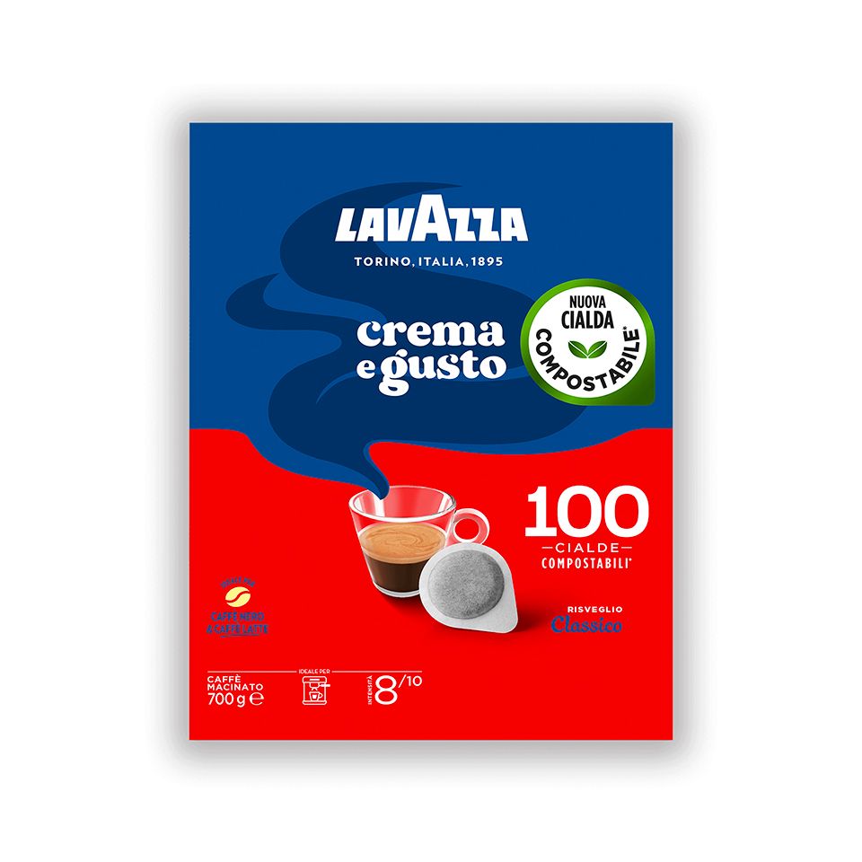 Bild von 100 ESE 44mm Lavazza Crema e Gusto Classico Kapseln