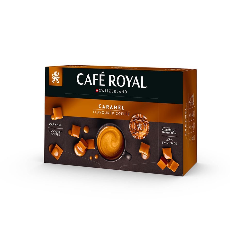 Bild von 50 Kapseln caffè Espresso KARAMELL kompatibel Nespresso Professional