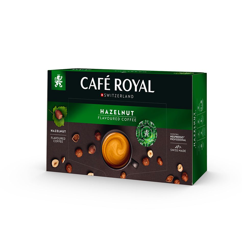 Bild von 50 Kapseln caffè Espresso HAZELNUT kompatibel Nespresso Professional