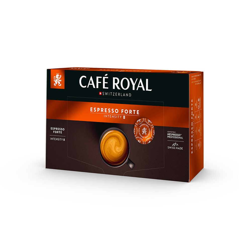 Bild von 50 Kapseln caffè Espresso FORTE kompatibel Nespresso Professional