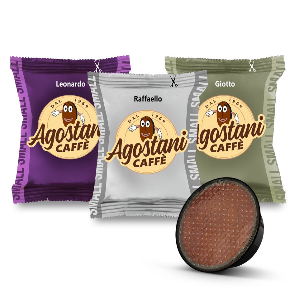 Bild von Neues SONDERANGEBOT: 150 Kaffeekapseln Agostani SMALL Mix passend Lavazza A Modo Mio Spedition kostenlos Bild von Neues SONDERANGEBOT: 150 Kaffeekapseln Agostani SMALL Mix passend Lavazza A Modo Mio Spedition kostenlos