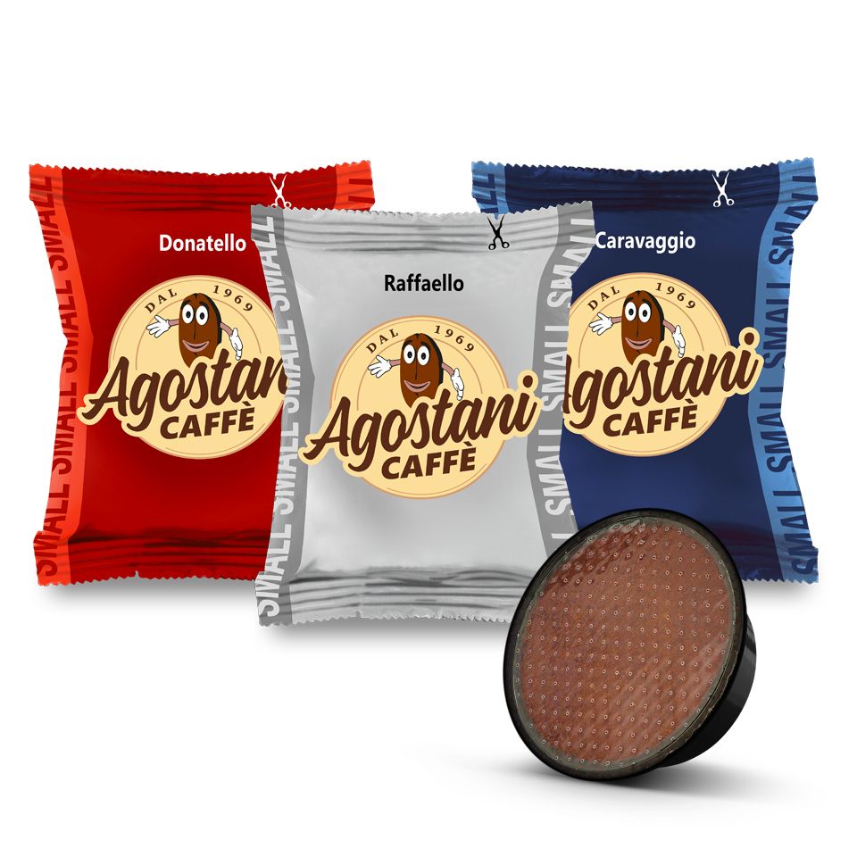 Bild von SONDERANGEBOT: 150 Kaffeekapseln Agostani SMALL Mix passend Lavazza A Modo Mio Spedition kostenlos Bild von SONDERANGEBOT: 150 Kaffeekapseln Agostani SMALL Mix passend Lavazza A Modo Mio Spedition kostenlos