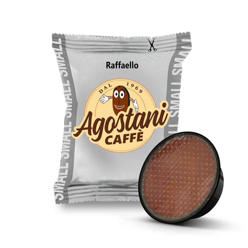 Bild von 100 Kaffeekapseln Agostani SMALL Raffaello passend Lavazza A Modo Mio