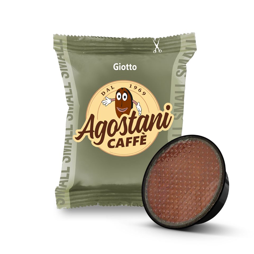 Bild von 100 Kaffeekapseln Agostani SMALL Giotto passend Lavazza A Modo Mio 