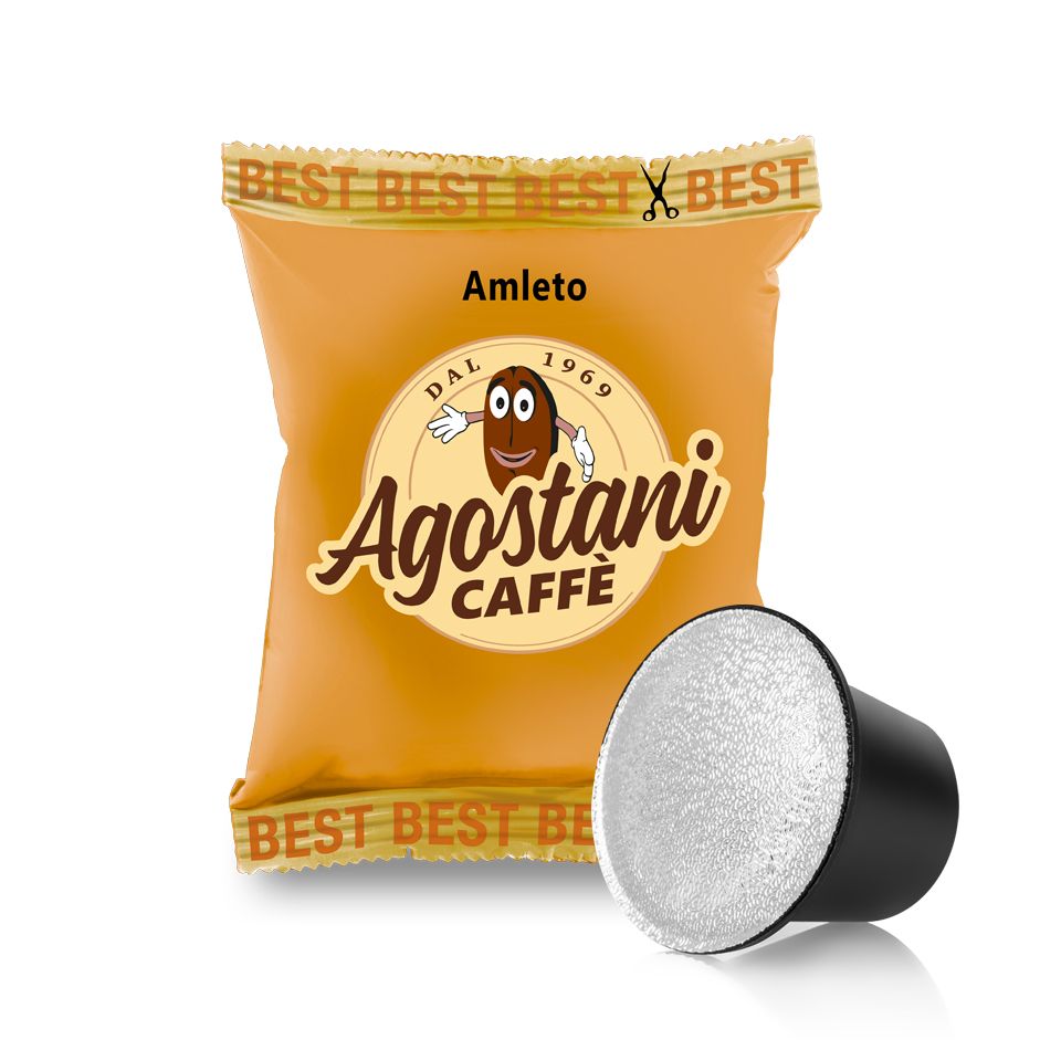 Bild von 100 Agostani Kaffeekapseln Best Amleto kompatibel mit Nespresso
