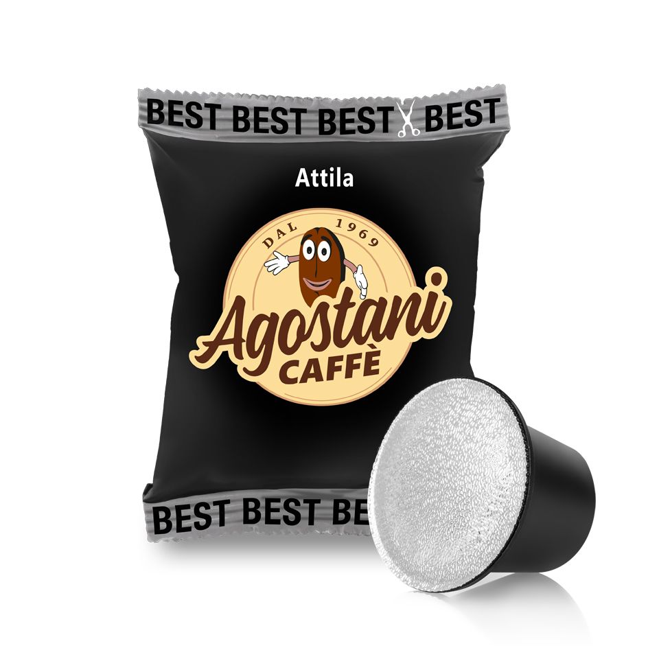 Bild von 100 Agostani Kaffee kapseln Best Attila kompatibel Nespresso