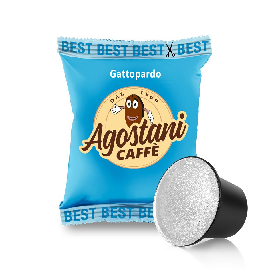 Bild von 100 Agostani Kaffeekapseln Best Gattopardo kompatibel mit Nespresso
