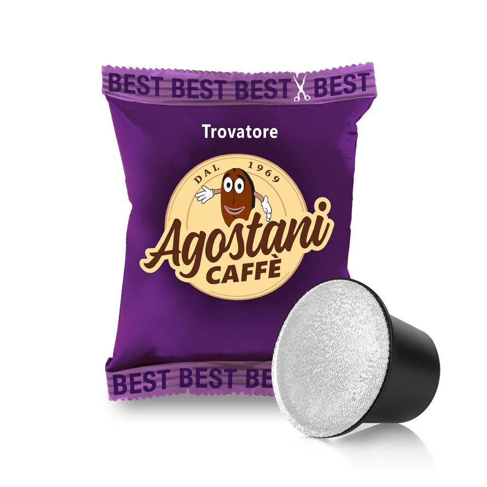 Bild von Angebot: 500 Kapseln Trovatore Kaffee Agostani  Best  kompatibel mit Nespresso kostenloser Versand Nespresso mit Versand kostenlos