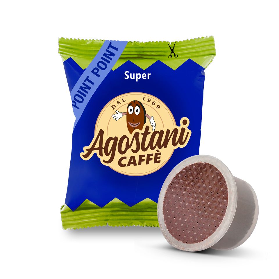 Bild von Angebot: 1100 Kaffeekapseln Agostani SUPER kompatibel mit Lavazza Point mit Versand kostenlos Bild von Angebot: 1100 Kaffeekapseln Agostani SUPER kompatibel mit Lavazza Point mit Versand kostenlos