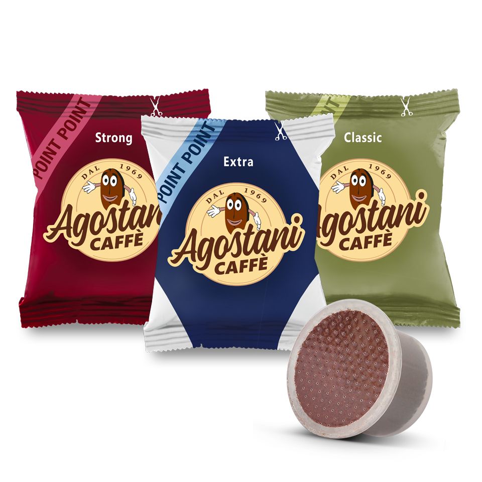 Bild von 150 gemischte Agostani Kaffeekapseln kompatibel mit Lavazza Espresso Point Kostenloser Versand